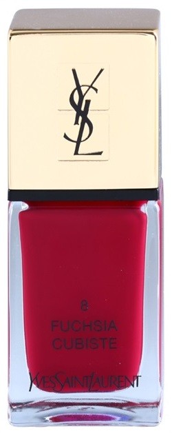 Yves Saint Laurent La Laque Couture körömlakk árnyalat 08 Fuchsia Cubiste 10 ml