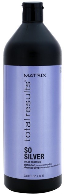 Matrix Total Results So Silver sampon a festett szőke haj védelmére  1000 ml