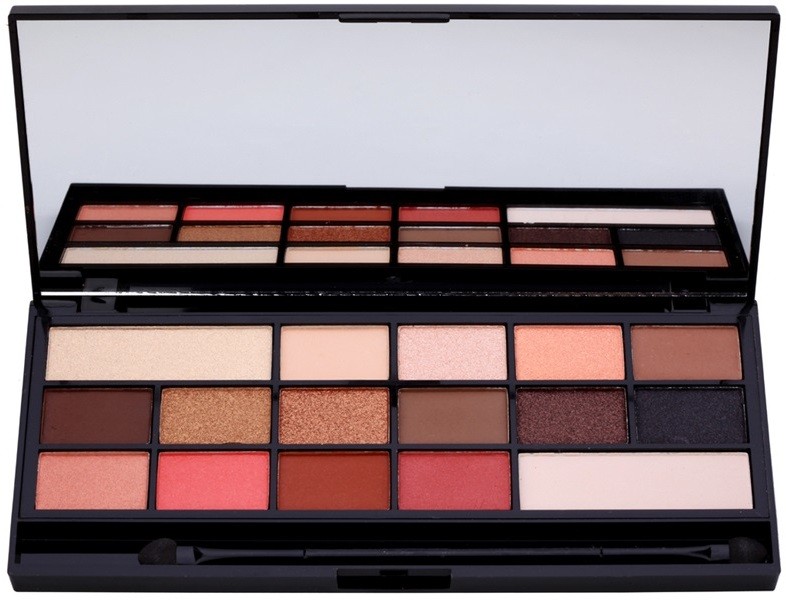 Makeup Revolution I ♥ Makeup Chocolate Vice szemhéjfesték paletták tükörrel és aplikátorral  22 g