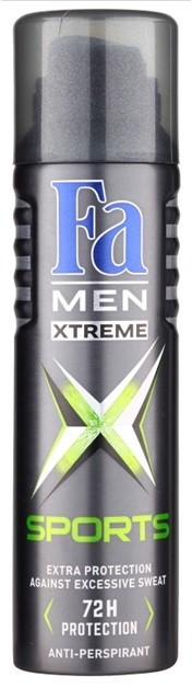 Fa Men Xtreme Sports antiperspirant spray -ben (72h) 150 ml