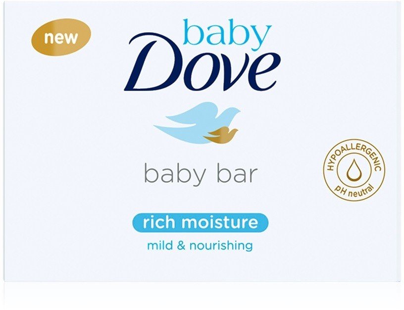 Dove Baby Rich Moisture krémes tisztító tabletta  75 ml