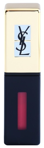 Yves Saint Laurent Vernis À Lèvres Pop Water rúzs és szájfény 2 az 1-ben nedves hatással  árnyalat 203 Eau de Corail 6 ml