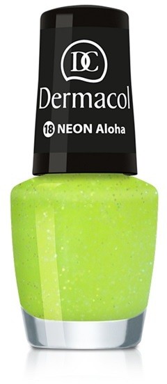 Dermacol Neon neon körömlakk árnyalat 18 Aloha 5 ml