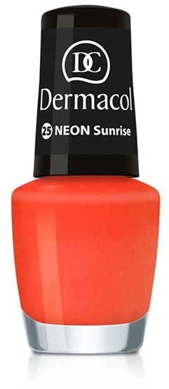 Dermacol Neon neon körömlakk árnyalat 25 Sunrise 5 ml