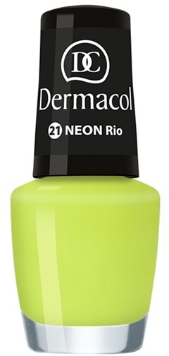 Dermacol Neon neon körömlakk árnyalat 21 Rio 5 ml