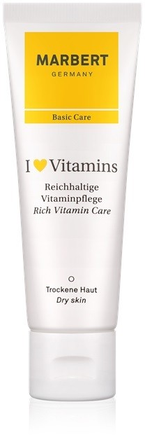 Marbert Basic Care I ♥ Vitamins gazdag krém száraz bőrre  50 ml