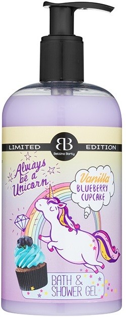 Bettina Barty Vanilla Blueberry Cupcake tusoló- és fürdőgél  500 ml