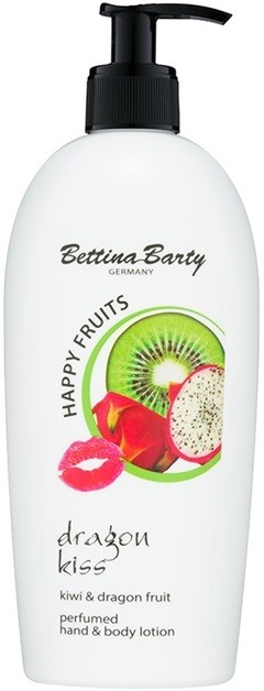 Bettina Barty Happy Fruits Kiwi & Dragon Fruit tej a kezekre és a testre  400 ml