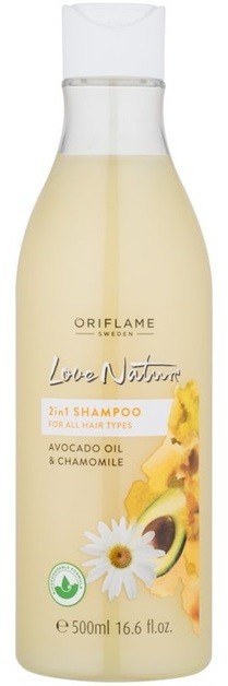 Oriflame Love Nature sampon minden hajtípusra  500 ml