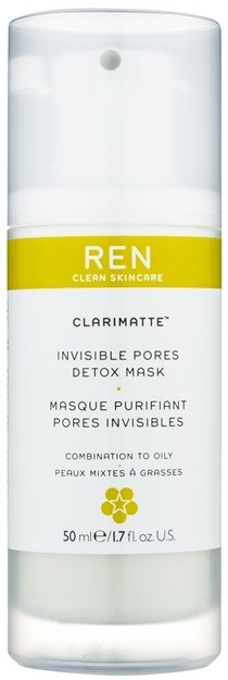 REN Clarimatte™ detoxikációs maszk kombinált és zsíros bőrre  50 ml