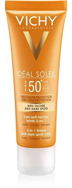 Vichy Idéal Soleil védőkrém a pigmentfoltok ellen SPF 50+  50 ml