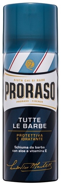 Proraso Blue borotválkozási hab hidratáló hatással  50 ml