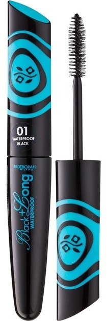 Deborah Milano Black & Long vizálló szempillaspirál a hosszabb pillákért árnyalat Black 9 ml