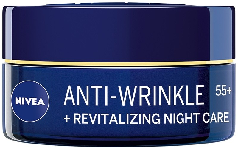 Nivea Anti-Wrinkle Revitalizing megújító éjszakai krém a ráncok ellen 55+  50 ml