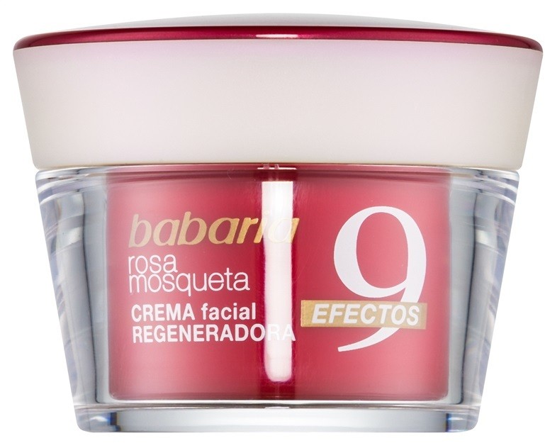 Babaria Rosa Mosqueta regeneráló arckrém baobab olajjal a ráncok ellen  50 ml