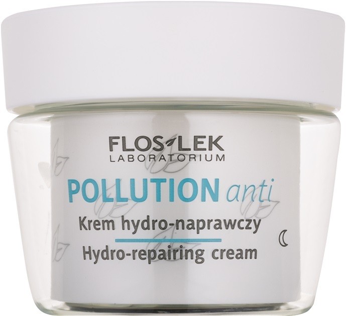 FlosLek Laboratorium Pollution Anti hidratáló éjszakai krém regeneráló hatással  50 ml