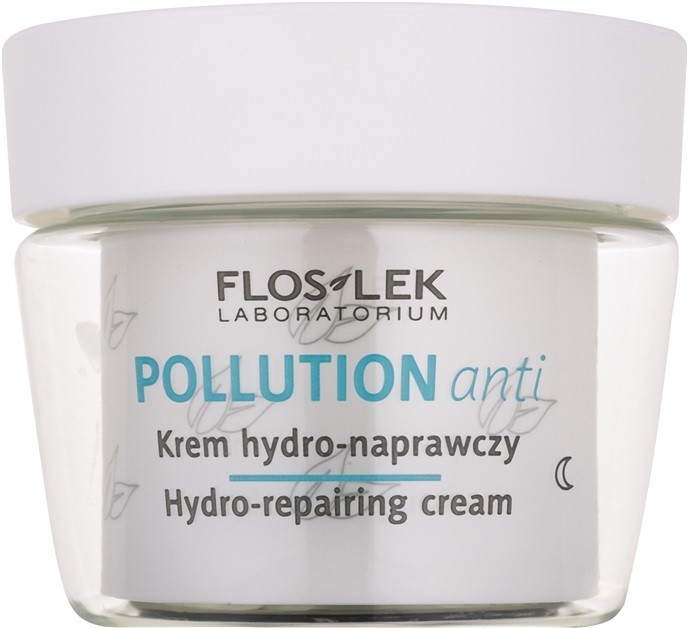 FlosLek Laboratorium Pollution Anti hidratáló éjszakai krém regeneráló hatással  50 ml