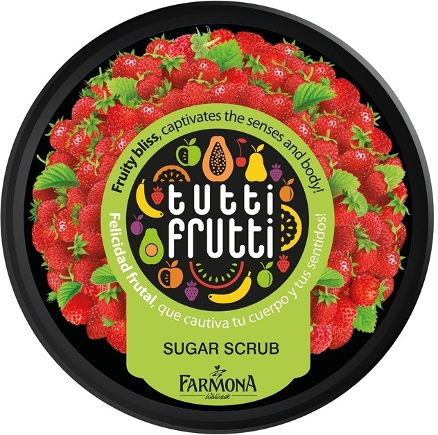 Farmona Tutti Frutti Wild Strawberry testpeeling cukorral  160 g