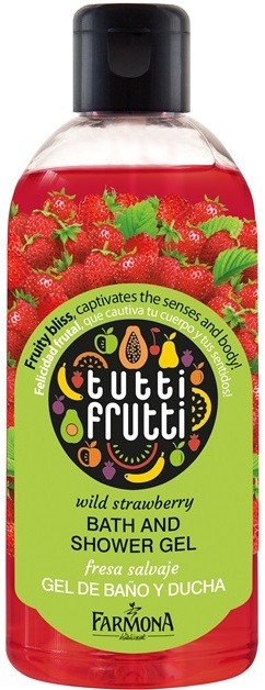 Farmona Tutti Frutti Wild Strawberry tusoló- és fürdőgél  300 ml