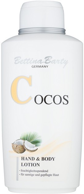 Bettina Barty Coconut kéz és testápoló krém  500 ml
