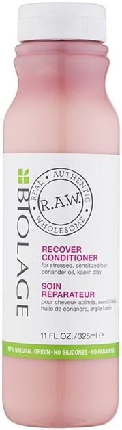 Biolage RAW Recover revitalizáló kondicionáló meggyengült hajra parabénmentes és szilikonmentes  325 ml