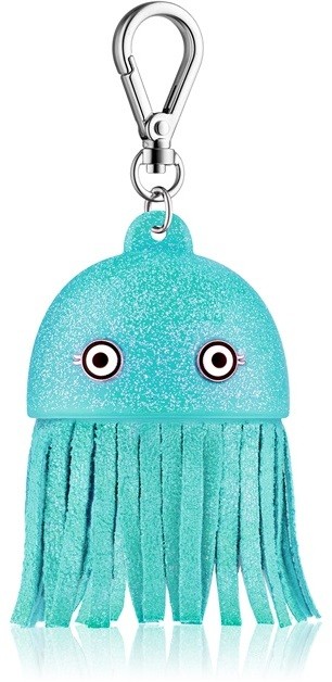 Bath & Body Works PocketBac Blue Jellyfish világító szilikon tasak antibakteriális gélhez