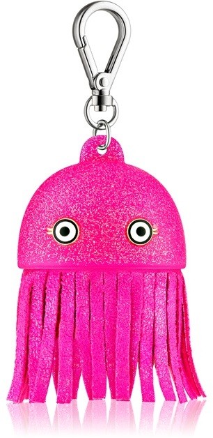 Bath & Body Works PocketBac Pink Jellyfish világító szilikon tasak antibakteriális gélhez