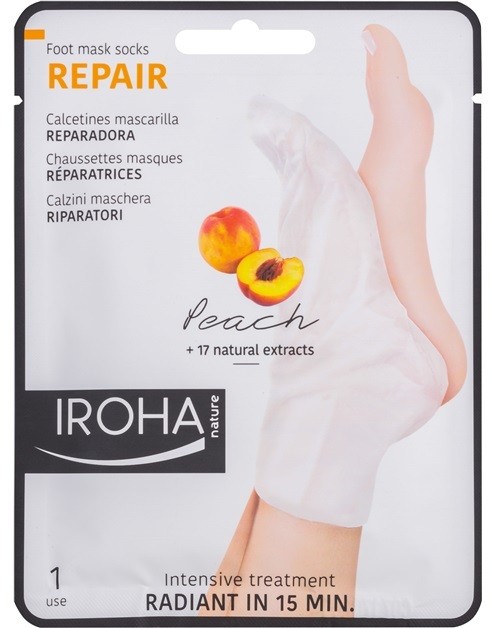 Iroha Repair Peach maszk lábakra