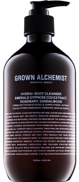 Grown Alchemist Hand & Body tusfürdő gél száraz bőrre  500 ml