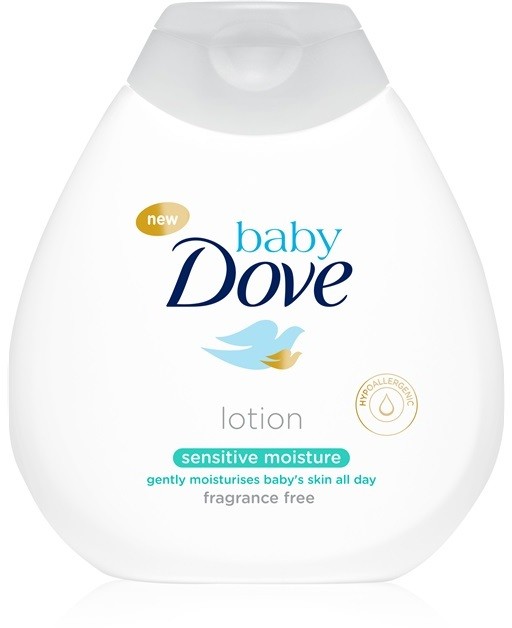 Dove Baby Sensitive Moisture hidratáló testápoló tej parfümmentes  200 ml