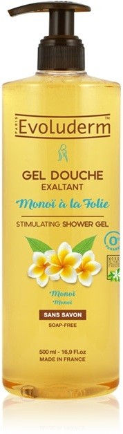 Evoluderm Monoi de Tahiti energetizáló tusfürdő gél  500 ml