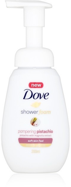 Dove Pampering Pistachio tusoló hab pisztácia és magnólia  200 ml