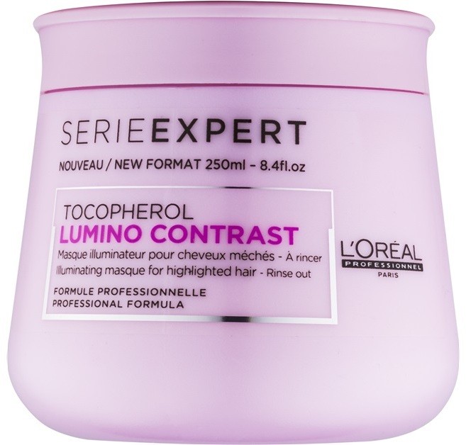 L’Oréal Professionnel Série Expert Lumino Contrast élénkítő maszk melíres hajra  250 ml