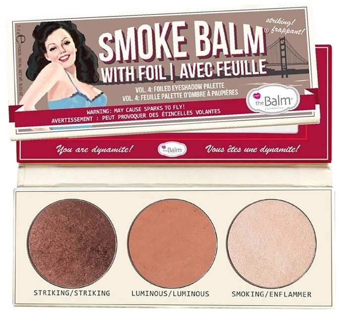 theBalm Smoke Balm with Foil szemhéjfesték paletták  7,2 g