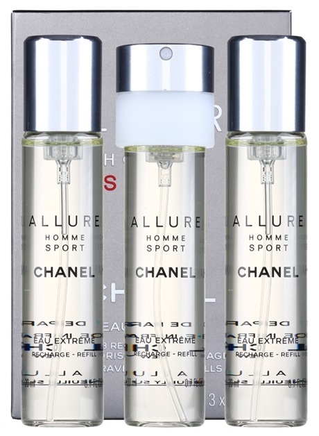 Chanel Allure Homme Sport Eau Extreme eau de parfum férfiaknak 3 x 20 ml töltelék