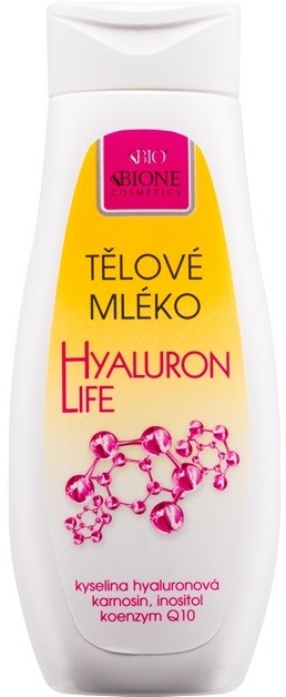 Bione Cosmetics Hyaluron Life testápoló tej hialuronsavval  300 ml