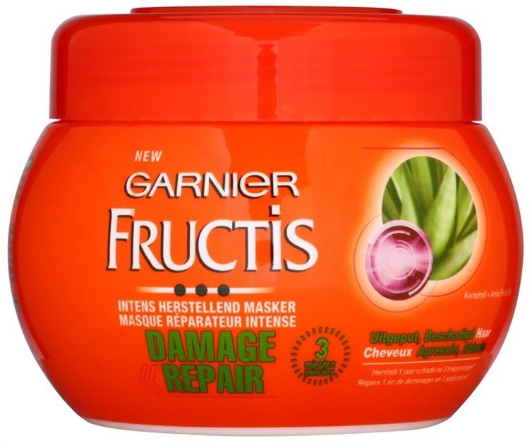 Garnier Fructis Damage Repair erősítő maszk nagyon sérült hajra  300 ml