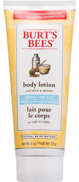 Burt’s Bees Milk & Honey testápoló tej tejjel és mézzel  170 g