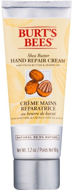 Burt’s Bees Shea Butter Cocoa Butter & Sesame Oil kézkrém kakaóvajjal  90 g