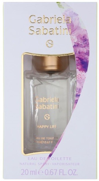 Gabriela Sabatini Happy Life eau de toilette nőknek 20 ml