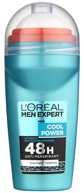 L’Oréal Paris Men Expert Cool Power golyós dezodor roll-on (48h) 50 ml