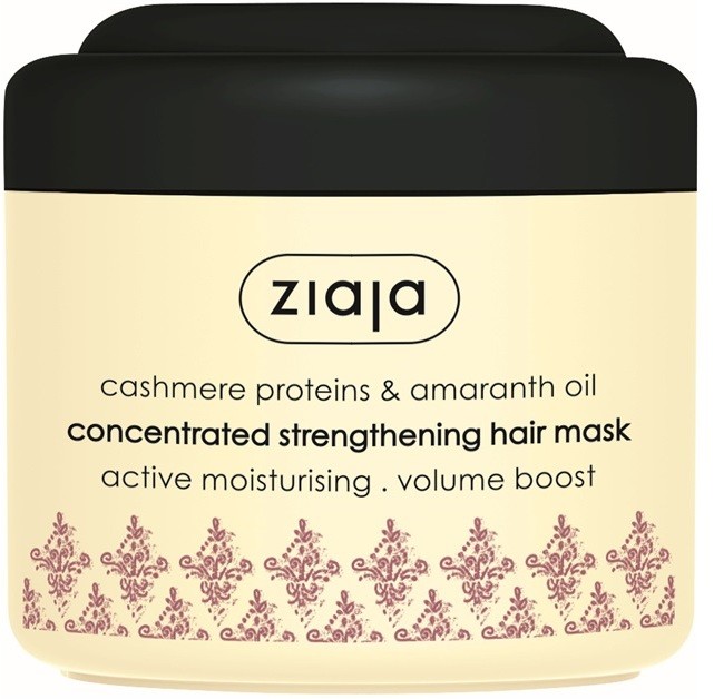 Ziaja Cashmere erősítő maszk száraz, károsult hajra  200 ml