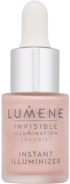 Lumene Invisible Illumination bőrvilágosító az arcra és szemkörüli területekre Rosy Dawn 15 ml