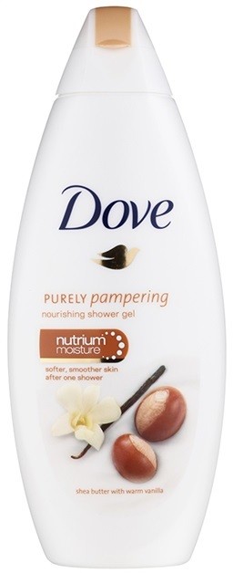 Dove Purely Pampering Shea Butter tápláló tusoló gél  250 ml