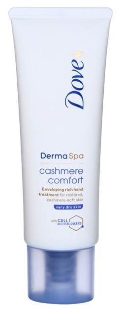 Dove DermaSpa Cashmere Comfort megújító kézkrém a finom és sima bőrért  75 ml
