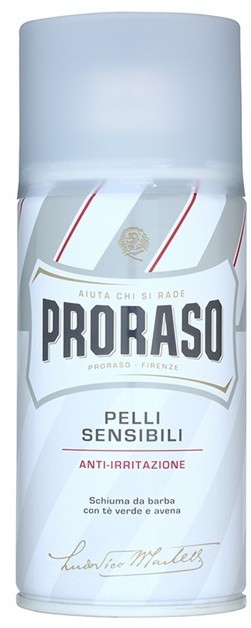 Proraso White borotválkozási hab az érzékeny arcbőrre  300 ml