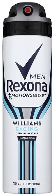 Rexona Williams Racing Limited Edition izzadásgátló spray uraknak  150 ml