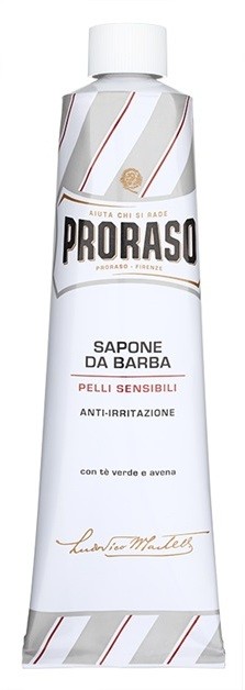 Proraso White borotválkozó szappan érzékeny bőrre tubusban  150 ml