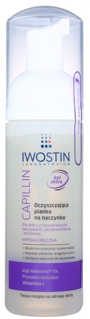 Iwostin Capillin tisztító és lemosó hab a kitágult vénás és érzékeny bőrre  165 ml