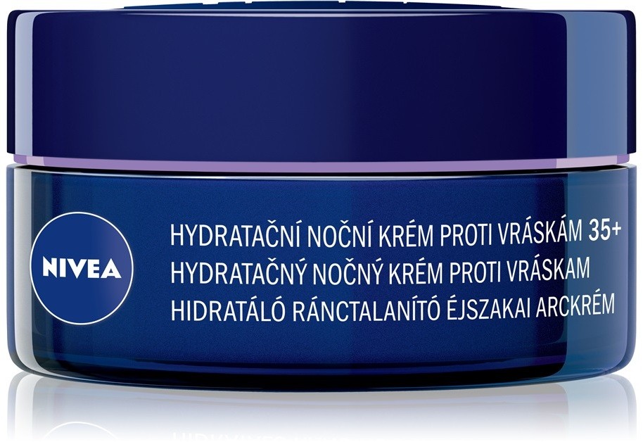 Nivea Anti-Wrinkle Moisture hidratáló éjszakai krém a ráncok ellen 35+  50 ml